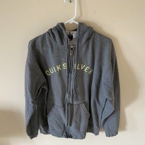 Quicksilver Men's Gray Hoodie M